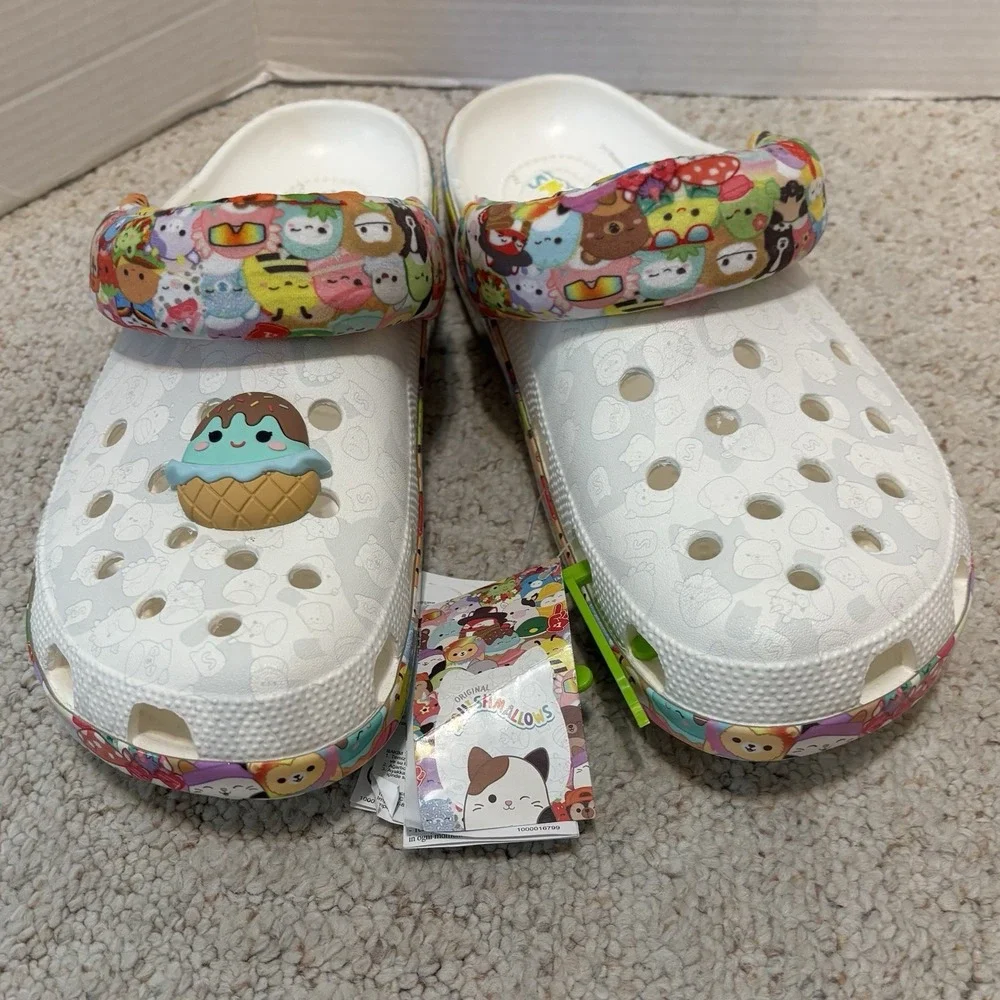 CROCS Squishmallows Classic Clog Mens 13 Missing Jibbitz New w Tags Limited Ed.